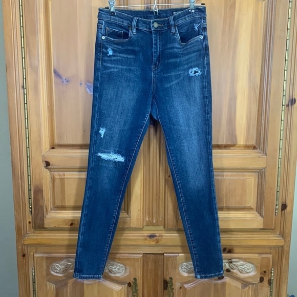 Blank NYC The Great Jones High Rise Distressed Skinny Jeans - Picture 1 of 10